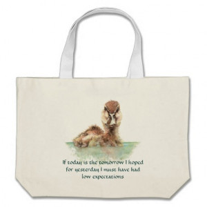 Funny Quote, Life Sucks, Cute Angry Duck, Bird Tote Bags