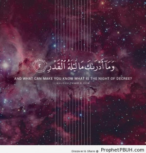 The Night of Decree (Quran 97-2) - Islamic Quotes ← Prev Next →