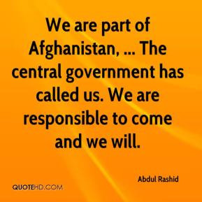 afghanistan government
