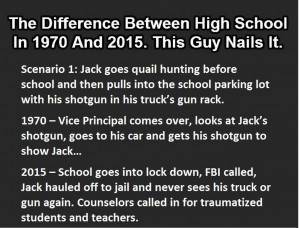 The difference between high school in 1970 and 2015″ couldn’t be ...