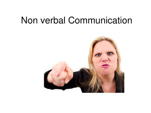 Non verbal Communication - PowerPoint by ok26Ujh