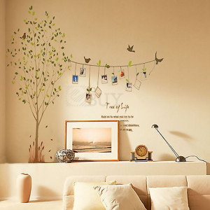 ... Tree-Words-Photo-Frame-Removable-Decal-Wall-Decor-Kids-Nursery-Bedroom