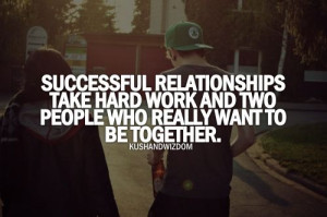 Successful relationships...
