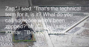 Ben Aaronovitch Quotes Pictures