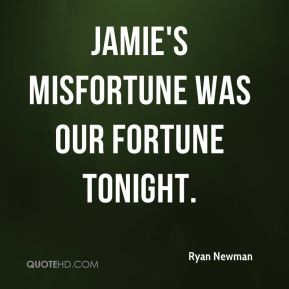 Ryan Newman - Jamie's misfortune was our fortune tonight.