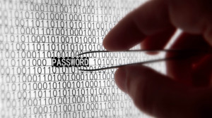 Password hack, 3d art, hand, password