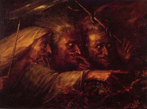 Alexandre-Marie Colin. The Three Witches from 