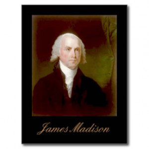 James Madison quote Postcard