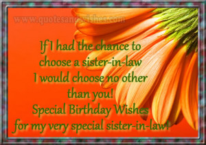 happy birthday sister in law 2 Sister In Law Birthday Wishes Cute ...