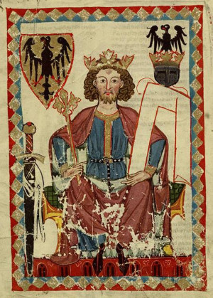 Pope Celestine III Crowns King Henry VI as Holy Roman Emperor