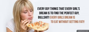 Eat Without Getting Fat Facebook Profile Timeline Cover Photo