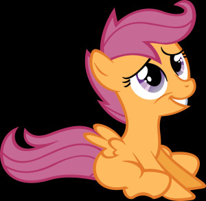 Scootaloo Vector Sitting scootaloo vector by