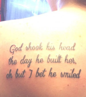lyrics tattoo! country tattoos Country Tattoos For Girls Ink, Lyrics ...