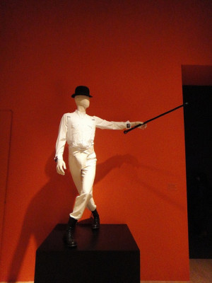 Alex DeLarge's reproduction costume from A Clockwork Orange, with ...