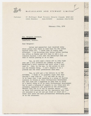 Letter from J.G. (Jack) McClelland to John McClelland, 10 March 1944