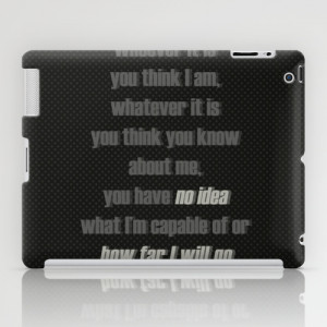 Castle (TV Show) Quotes | Kate Beckett iPad Case