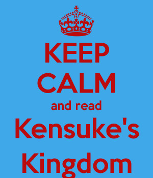KEEP CALM and read Kensuke's Kingdom