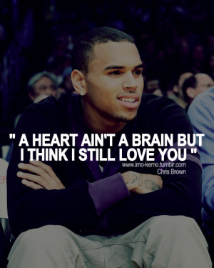 but, chris brown, cool, heart, love, music, nice, quote, saying, smile ...