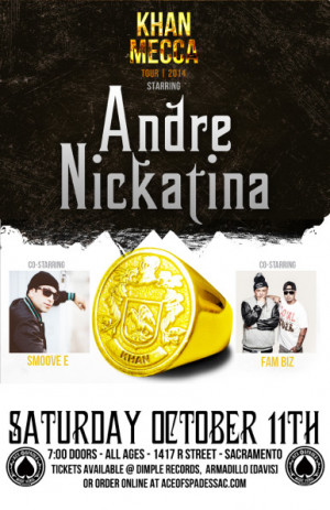 andre nickatina live in sacramento khan mecca tour starring andre
