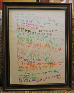 Bible Verses About Grandparents Bible verses, written by kids