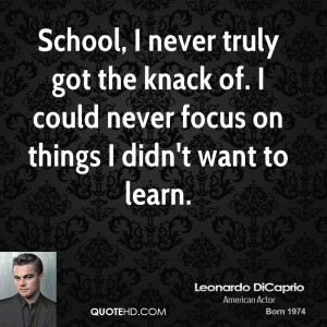 Leonardo DiCaprio Quotes