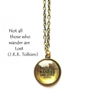 Tolkien quote pendant lotr resin necklace lord by TravelMemories, $12 ...