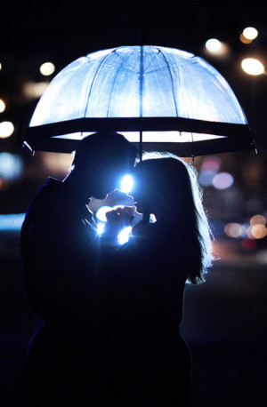 Rainy night romance