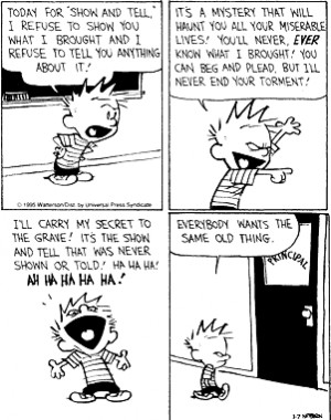 Funny: Calvin and Hobbes