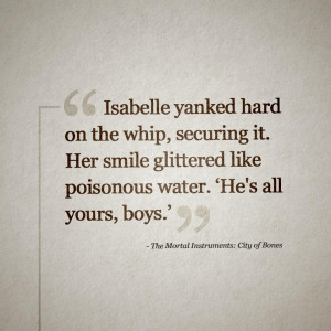 Posted in: fan art , mortal instruments , quotes