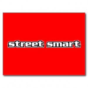 Street Smart - Pop Sayings & Buzz Words Postcard