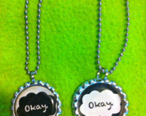 The Fault In Our Stars John Green I nspired Bottle Cap Necklace Set of ...