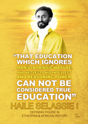 Haile Selassie Quotes Art...