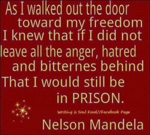 Don't live in a prison of anger... Let go and live happy.