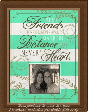... Quotes, Quotes Personalized, Best Friends Distance Quotes, Heart
