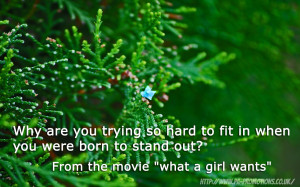 Inspirational Quotes: From the movie what a girl wants
