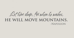 Great quote for over crib.