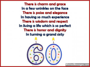 60th birthday poems a sixtieth birthday is an important and treasured ...
