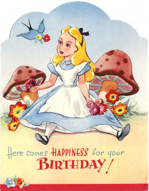 English Birthday Card by Valentine's - Alice