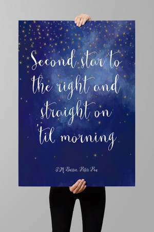Barrie quote, Peter Pan quote, Instant download printable wall ...
