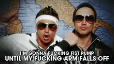 Vinny & Pauly love them fist pump push ups chapstick!!!