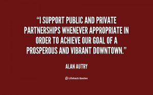 support public and private partnerships whenever appropriate in ...