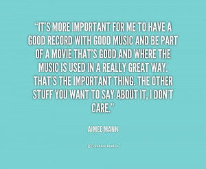 It really doesn't matter to me what people say about me anymore.