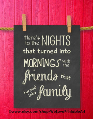 Family Sign Art Print Family Wall Art Poster Artwork Best Friends Wall ...