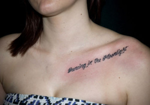 Running Quote Tattoos Inked in running hand as a