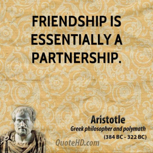 Aristotle Friendship Quotes