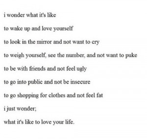 love life depressed depression suicide fat insecure depression quotes ...