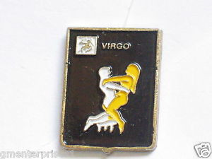 Virgo-Zodiac-Sun-Sign-Sayings-Pin-Vintage-Metal-Lapel-Pin