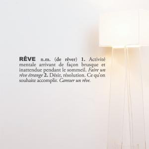 BLABLA by ADzif T3119-FRR73 Rêve french, Wall Decal Color Print
