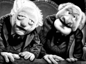 The Muppets Statler and Waldorf