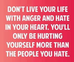 Anger and hate